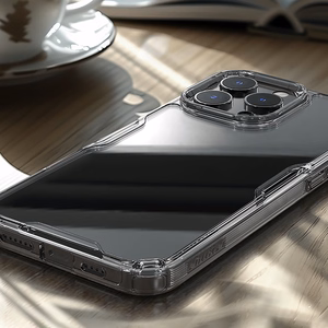 Nillkin Nature Pro vāciņš iPhone 16 Pro Max - caurspīdīgs un balts