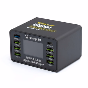 MECHANIC iCharge 8C 8-Port DC barošanas avots PD QC3.0