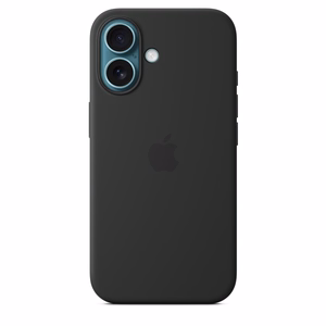 Apple Silicone Case - silikona maciņš ar MagSafe priekš iPhone 16 (melns)