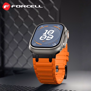Ремешок для Apple Watch Forcell F-Design FA06 силикон с отверстиями 42 / 44 / 45 / 49 мм синий