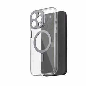 Moshi iGlaze MagSafe vāciņš ierīcei iPhone 15 Pro Max, “Meteorite Gray” krāsā