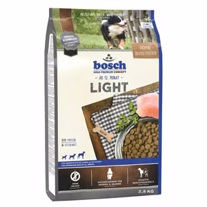 Bosch Light – vieglā sausā barība suņiem, 2,5 kg