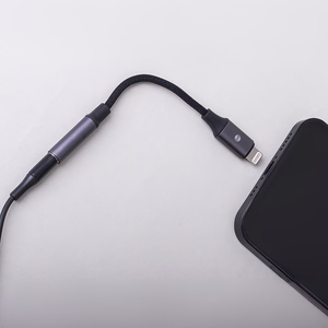 Forever аудио адаптер AJL-01 jack 3,5 mm - Lightning черный