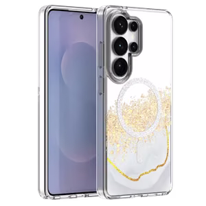 Epoxy Mag maciņš Samsung Galaxy S25 Ultra balts