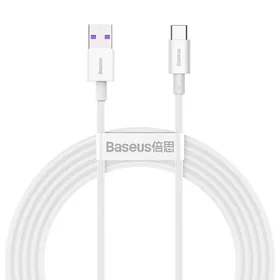 Baseus kabelis Superior USB - USB-C 2,0 m balts 66W