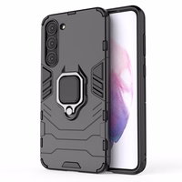Ring Armor viedtālruņa apvalks Samsung Galaxy S23+ bruņots pārsegs magnētiskais turētājs gredzens melns