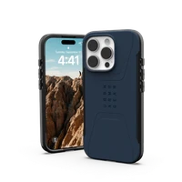 UAG Civilian Magsafe iPhone 16 Pro viedtālruņa apvalks – zils