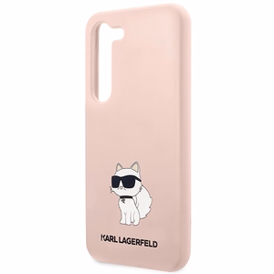 Karl Lagerfeld KLHCS23MSNCHBCP S23+ S916 cietais apvalks rozā/rozā Silikona Choupette