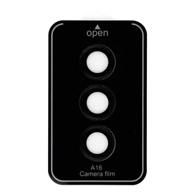 Aizsargstikls kamerai 9H Samsung A16 melns