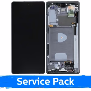 LCD Displejs Saderīgs ar Samsung N980 (N981) Note 20 Ar Frame / Mystic Pelēks / (Service Pack)