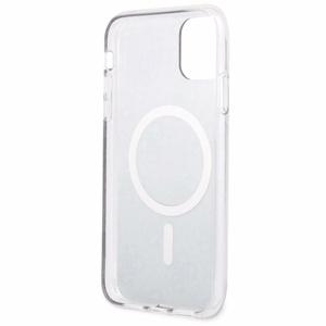 Guess GUHMN61H4STW iPhone 11 6.1" brūns/brūns cietais apvalks 4G MagSafe
