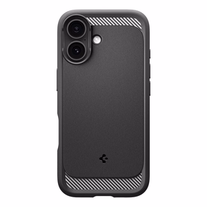 Spigen Rugged Armor Mag Чехол совместимый с MagSafe для iPhone 17 матовый чёрный