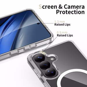 Tech-Protect FlexAir Hybrid MagSafe Maciņš for Samsung Galaxy S26 - caurspīdīgs