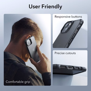 ESR Air Armor viedtālruņa apvalks iPhone 14 Plus - matēts melns