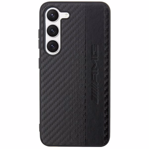 AMG AMHCS23SBLSCA S23 S911 melns/melns cietais apvalks Carbon Stripe&Embossed