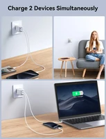 Joyroom JR-TCF15 tīkla lādētājs USB-C / USB-A 30W - balts