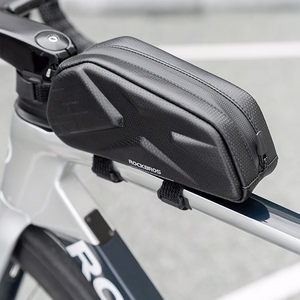 Rockbros stingra velosipēda rāmja augšējās caurules soma, 1,4 l, melna