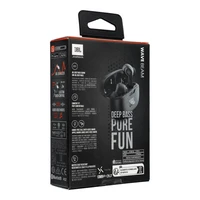 Bezvadu austiņas JBL IP54 IPX2 Wave Beam melnas