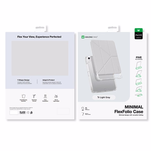 AmazingThing Minimal Case for iPad 11" 2025 - Gaiši pelēks