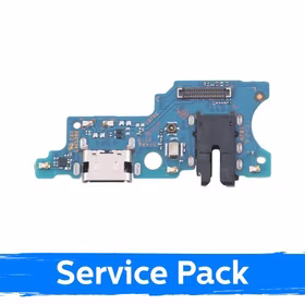 Uzlādes ports saderīgs ar Samsung A065 A06 4G ar elastīgo kabeli / plati (Service Pack)