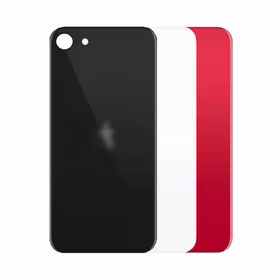 Aizmugurējais vāciņš Saderīgs ar iPhone SE2 Sarkans (Bigger camera hole version) / HQ