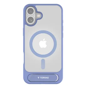 Torras Pstand Series viedtālruņa apvalks iPhone 16 (zils)