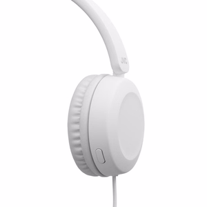JVC HAS-31 WE vadu uz ausīm liekamās austiņas ar pulti un mikrofonu, baltas