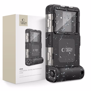 TECH-PROTECT IPX8 UNIVERSĀLS DIVING Ūdensizturīgs maciņš MELNS