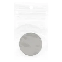 Metāla plāksīte magnētisko turētāju - apaļa 40 mm sudraba krāsā