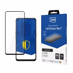 Pastiprināts pilnas virsmas rūdītais stikls 3mk HardGlass Max Black priekš Xiaomi Realme 9 Pro