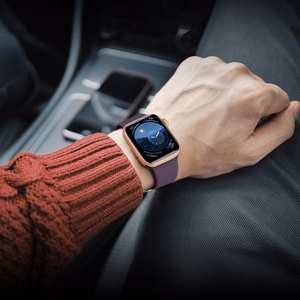 Силиконовый ремешок APS для Apple Watch 42/44/45мм ремешок для часов браслет - мятный
