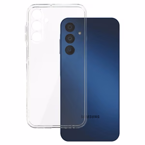 Aizmugurējais apvalks 2 mm ideāli piemērots SAMSUNG GALAXY A15 4G/5G - caurspīdīgs