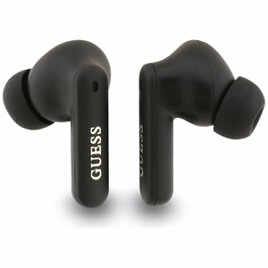 Bezvadu austiņas TWS ENC Guess 4G Classic Metal Logo melns