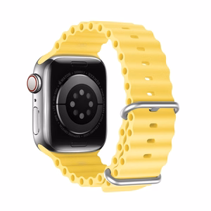 Siksniņa Dux Ducis OceanWave Series Apple Watch 38/40/41mm dzeltena