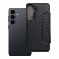 RAZOR grāmatas tipa viedtālruņa apvalks SAMSUNG S26 Edge, melns