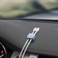 Uniq Pod pašlīmējošo kabeļu organizētāju komplekts, 8 gab., zaļš / miglas zaļš