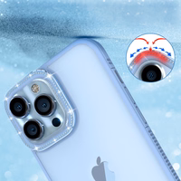 Kingxbar Sparkle Series viedtālruņa apvalks iPhone 13 Pro ar kristāliem aizmugures vāks zilas krāsas