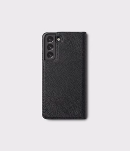Ringke Folio Signature atverams ādas apvalks Samsung Galaxy S22 + (S22 Plus) melns (FSS118R262)