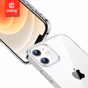 Crong Crystal Slim vāciņš ierīcei iPhone 12 / iPhone 12 Pro, caurspīdīgs
