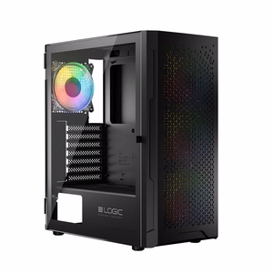 Logic ARAMIS ARGB MINIDI USB 3.0 datora korpuss, melns