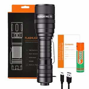 Lukturītis Superfire F5, 1100lm, USB