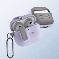 Tech-Protect plāns āķa apvalks AirPods 4 - violets