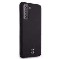 Mercedes Silikona Line apvalks Samsung Galaxy S21 melns