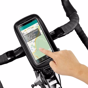WILDMAN ceļojumu soma velosipēda stūrei ar rāvējslēdzēju, 1L (4 "- 7"), E1, melna