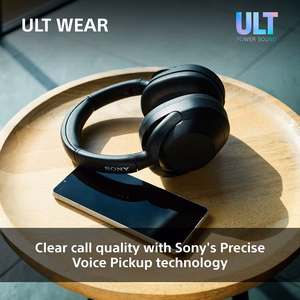 Sony ULT WEAR – bezvadu Bluetooth austiņas ar ULT POWER SOUND, dziļiem basiem, trokšņu slāpēšanu, līdz 30 h akumulatoru