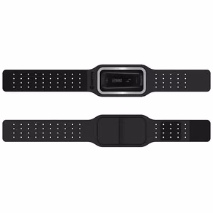 Griffin Sleep Sport plaukstas locītavas un augšdelma siksna ar aktivitātes izsekotāja kabatu un pagarinājumu Fitbit, Misfit un Sony ierīcēm, melna