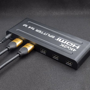 Qoltec 51798 aktīvais HDMI sadalītājs 4 x HDMI 4K x 2K | 3,4 Gb/s