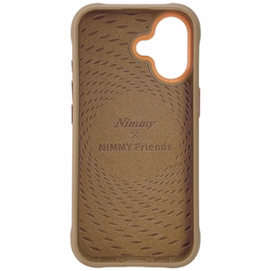 Nimmy Cool&Cute 2.0 Lācīšu tematis apvalks viedtālrunim iPhone 17 - smilšains