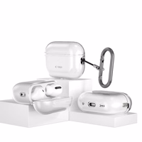 Tech-Protect FlexAir viedtālruņa apvalks Apple AirPods Pro 1 / 2 - caurspīdīgs