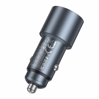 Automobiļa lādētājs Hoco USB A + USB C PD QC3.0 48W Z60 melns